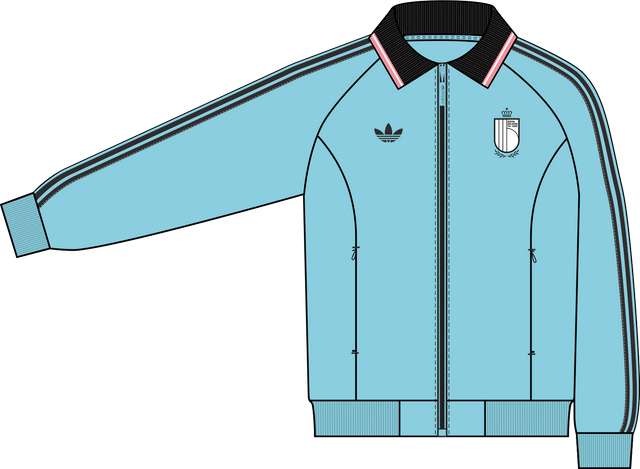 ADIDAS - Belgium 2026 Away Anthem Jacket - Uomo - Blue - image 1