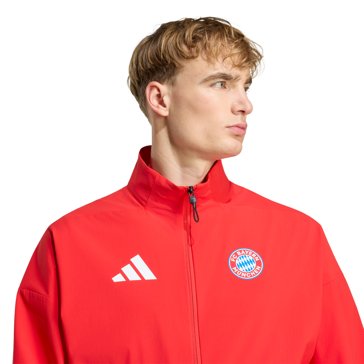 ADIDAS - Fc Bayern Z.N.E. Giacca Anthem - Uomo - Red - image 6
