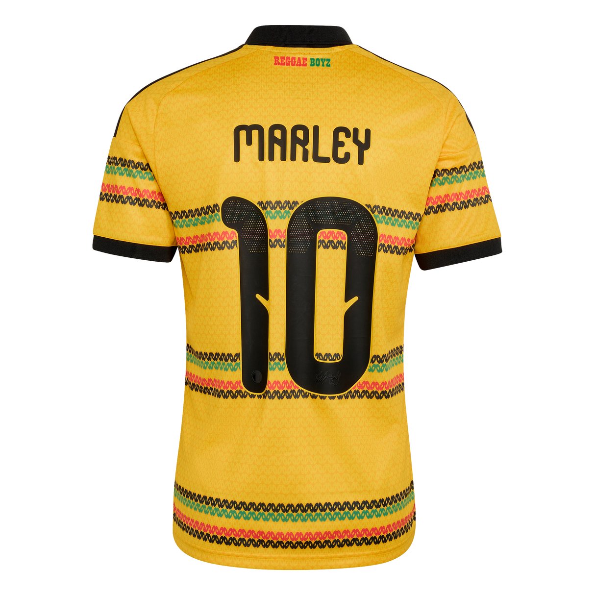 ADIDAS - Jamaica 26 X Bob Marley Home Marley 10 Jersey - Uomo - Yellow - image 2