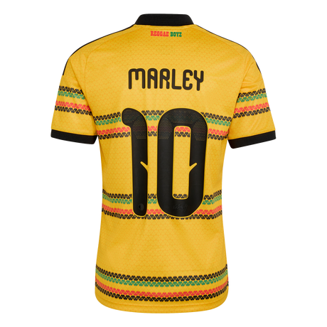 ADIDAS - Jamaica 26 X Bob Marley Home Marley 10 Jersey - Uomo - Yellow - image 2