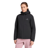 ADIDAS - TERREX Multi Essentials CLIMAPROOF Insulated Hooded Jacket - Donna - Black - image 2