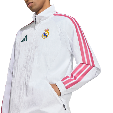 ADIDAS - Real Madrid Home Anthem Jacket - Uomo - White - image 5