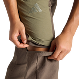 ADIDAS - Pantaloni TERREX Xperior Utilitas Clima365 Zip-Off - Uomo - Green - image 5
