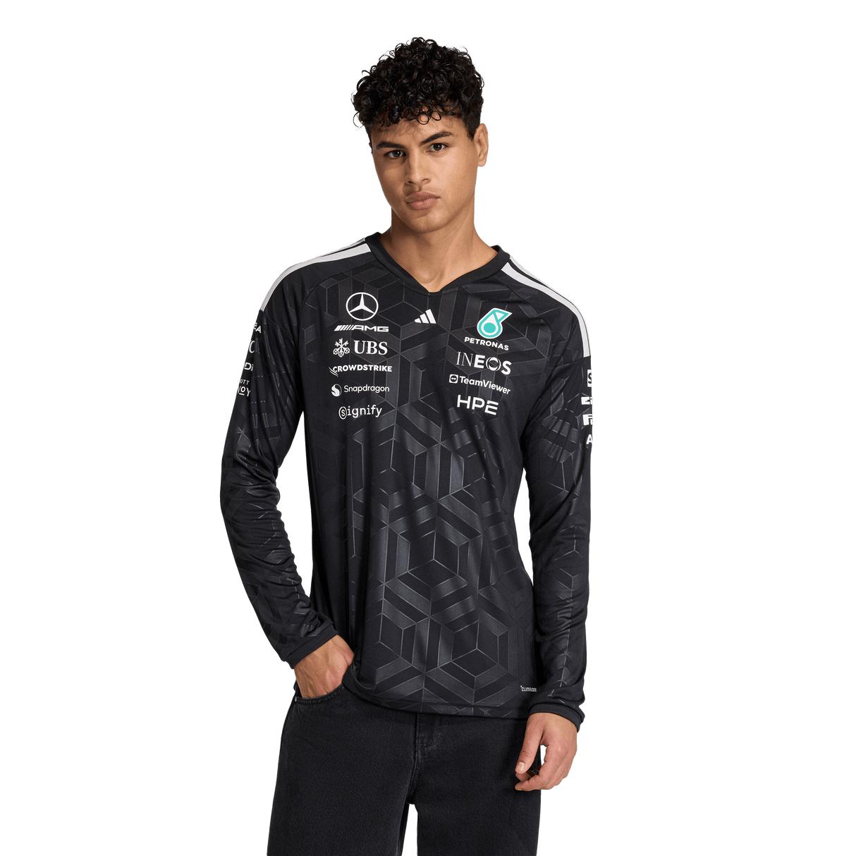 ADIDAS - Mercedes - Amg Petronas Formula 1 Team Driver Jersey Longsleeve - Uomo - image 8