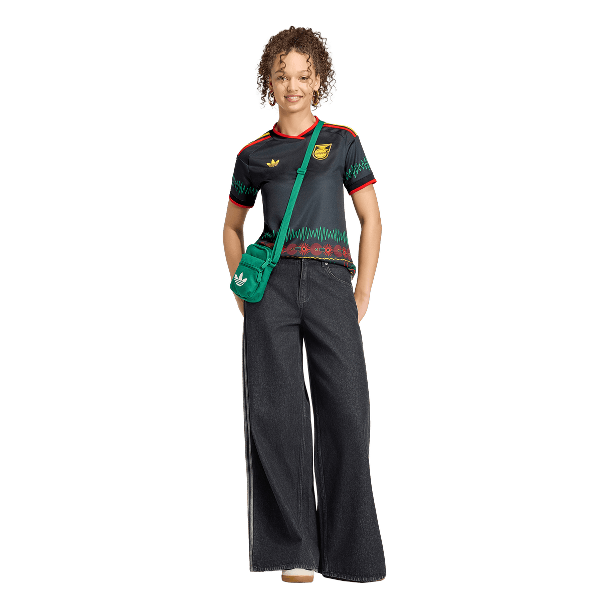 ADIDAS - Maglia Da Trasferta X Bob Marley Giamaica 26 - Donna - Black - image 5