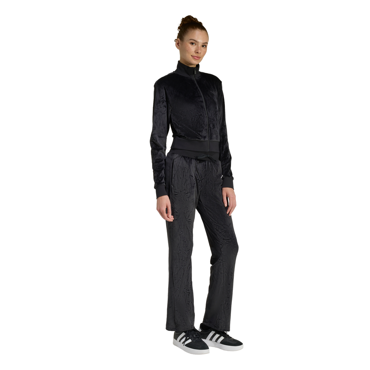 ADIDAS - Tuta Da Ginnastica In Velluto Glam - Donna - Black - image 6