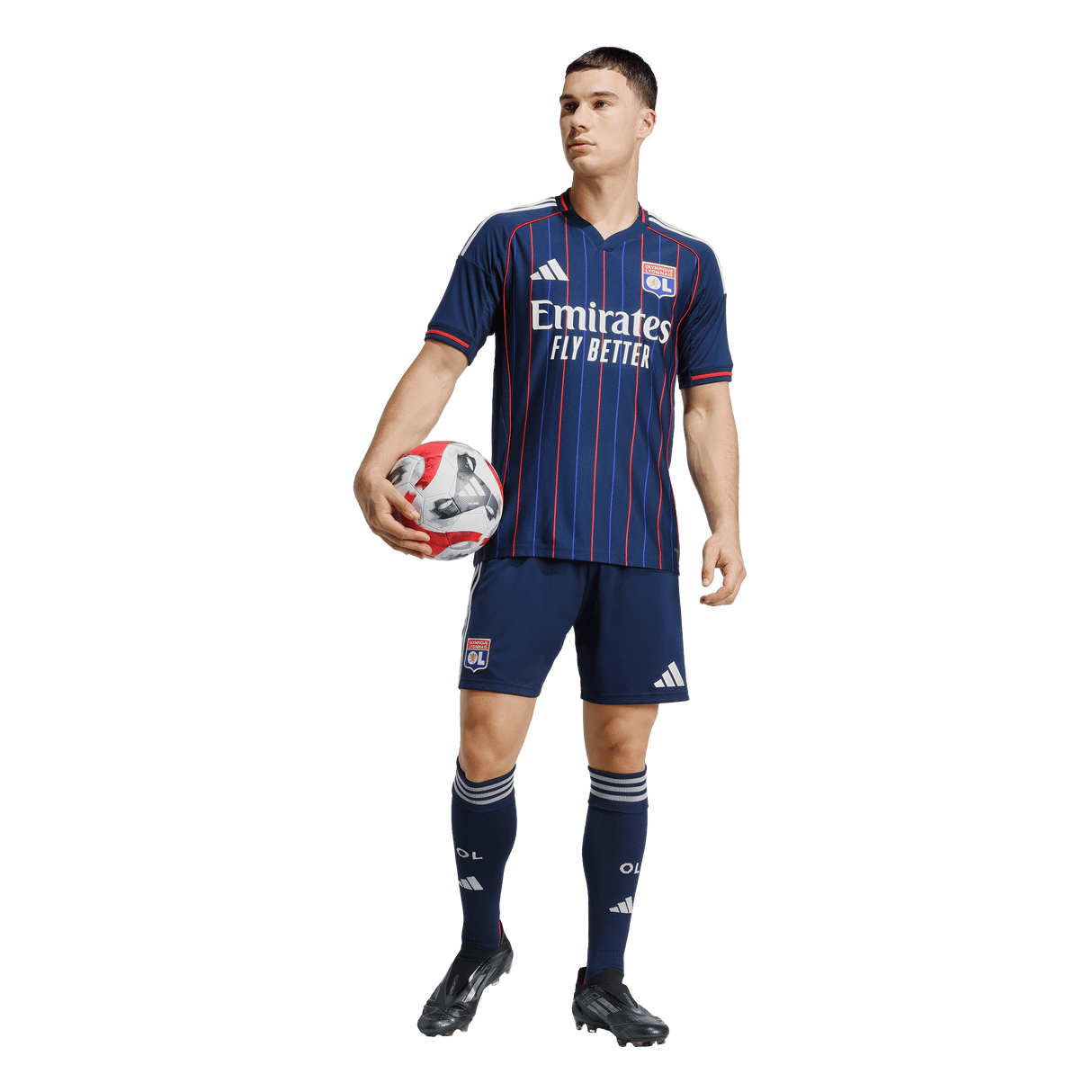 ADIDAS - Maglia Da Trasferta Olympique Lyonnais 25/26 - Uomo - Blue - image 5