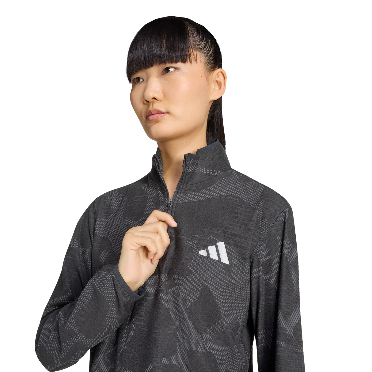ADIDAS - Adi365 Running Half Zip - Donna - Black - image 5