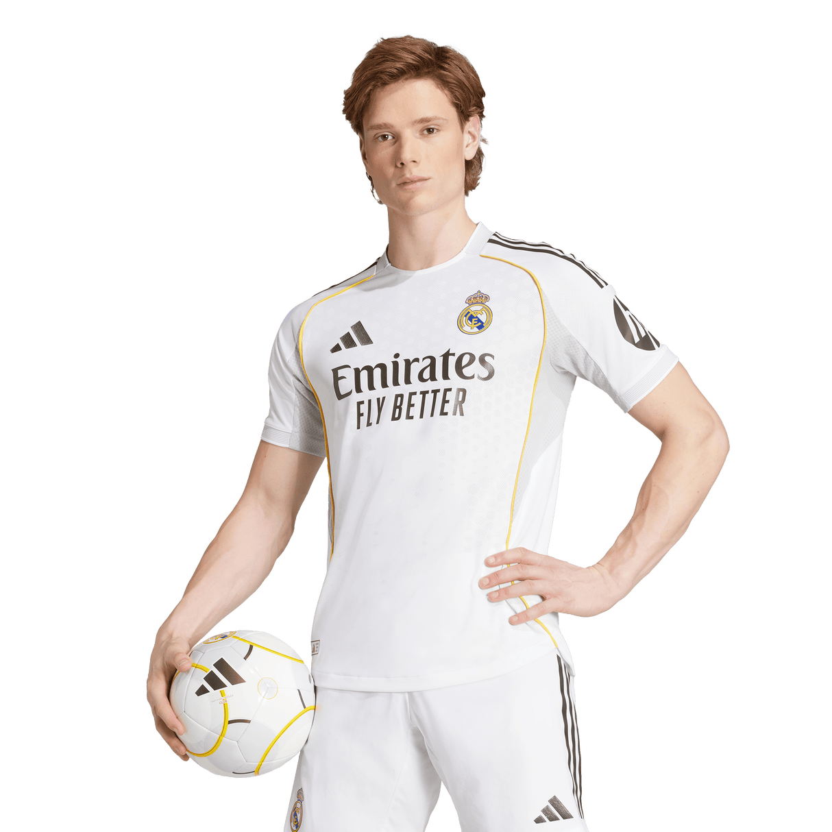 ADIDAS - Maglia Home Authentic Real Madrid 25/26 - Uomo - White - image 3