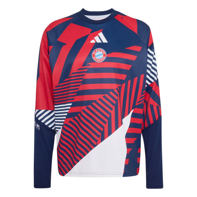 ADIDAS - Fc Bayern 26/27 Pre Match Warm Top - Uomo - Blue - image 1