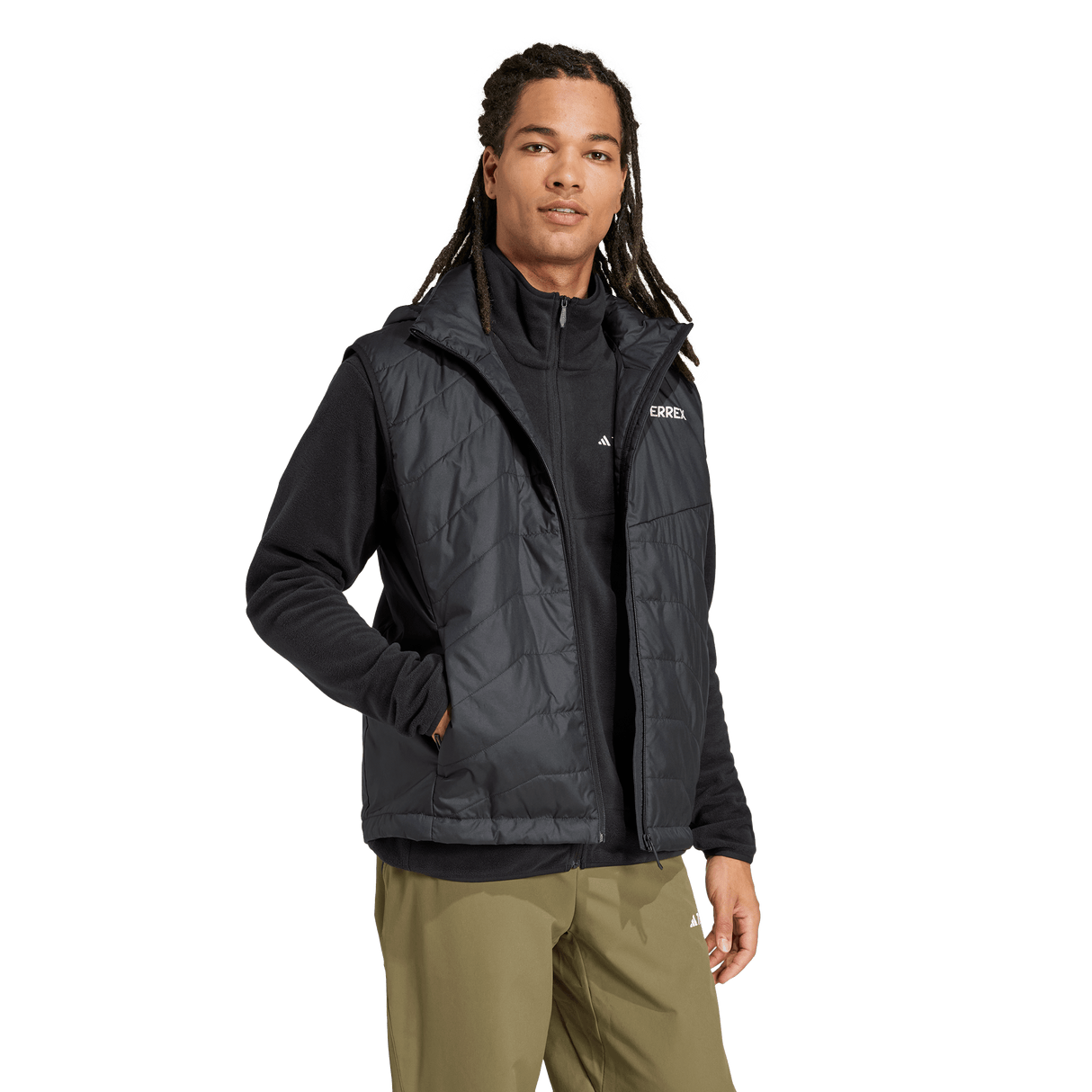 ADIDAS - Giacca Senza Maniche TERREX Multi CLIMAWARM Insulated Hooded - Uomo - Black - image 4