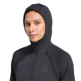 ADIDAS - TERREX Xperior CLIMAWARM+ Ventknit Fleece Hooded Jacket - Donna - Black - image 5