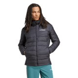 ADIDAS - Giacca TERREX Multi Light Down CLIMAWARM Hooded - Uomo - Black - image 2