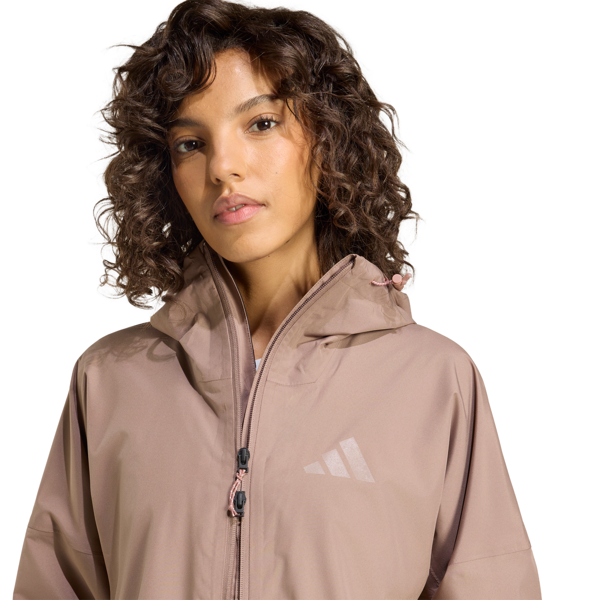 ADIDAS - Parka Impermeabile TERREX Multi CLIMAPROOF A 2 Strati - Donna - Brown - image 5