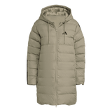 ADIDAS - Parka Imbottito Leggero Con Cappuccio Tecnologia CLIMAWARM E 3 Strisce Essentials. - Donna - Green - image 1
