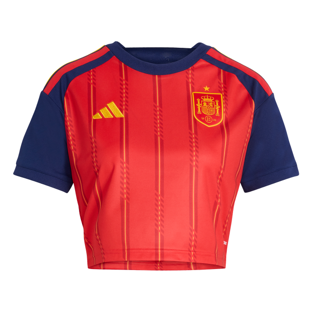 ADIDAS - Maglia Cropped Home Spain 26 - Donna - Red - image 1