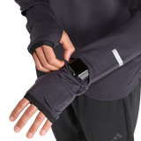 ADIDAS - Maglia Da Running Adi365 CLIMAWARM+ Half Zip - Uomo - Black - image 5