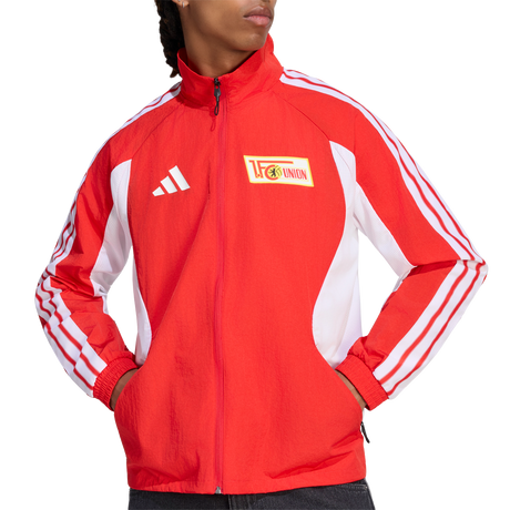 ADIDAS - Union Berlin Home Anthem Jacket - Uomo - Red - image 5