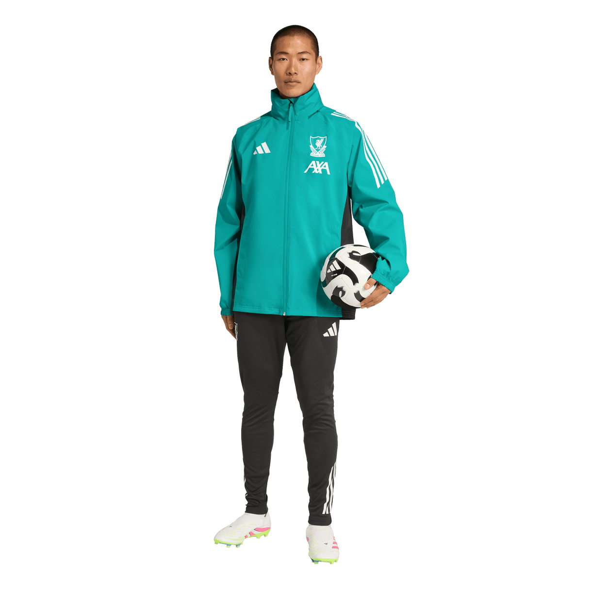 ADIDAS - Liverpool Fc 25/26 European Rain Jacket - Uomo - Black - image 5