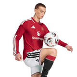 ADIDAS - Manchester United 26/27 Home Authentic Jersey Longsleeve - Uomo - Red - image 8