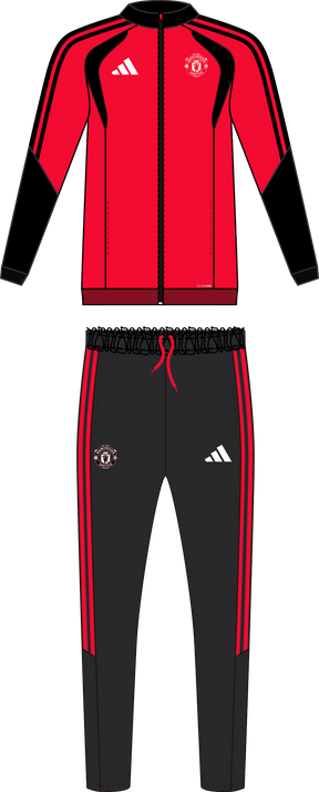 ADIDAS - Manchester United 26/27 Tiro Track Suit Infants - Red - image 1