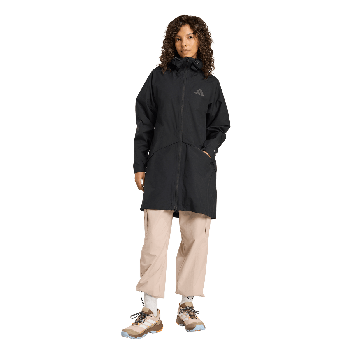 ADIDAS - Parka Impermeabile TERREX Multi CLIMAPROOF A 2 Strati - Donna - Black - image 4