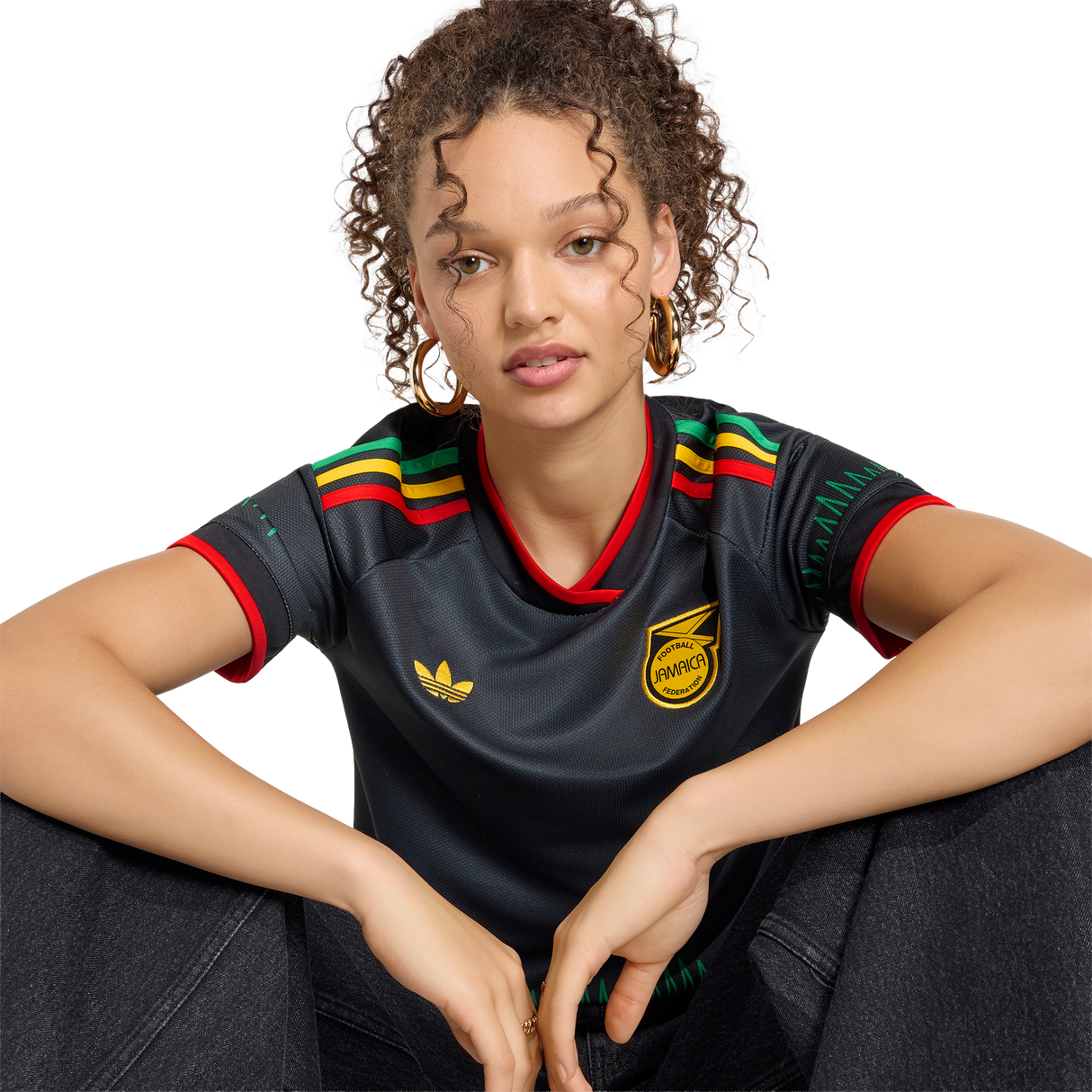 ADIDAS - Maglia Da Trasferta X Bob Marley Giamaica 26 - Donna - Black - image 6