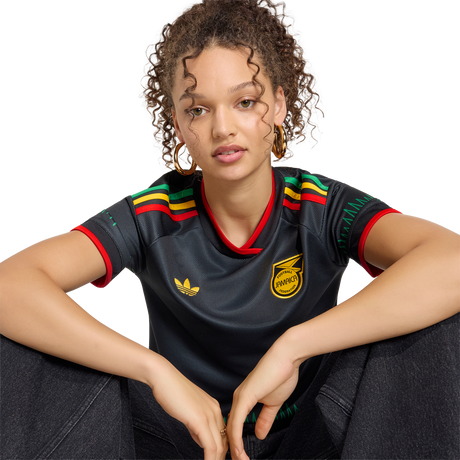 ADIDAS - Maglia Da Trasferta X Bob Marley Giamaica 26 - Donna - Black - image 6