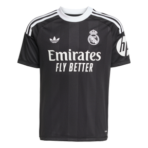 ADIDAS - Real Madrid 25/26 Third Goalkeeper Kids Kit - Black - image 1
