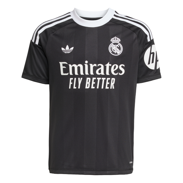 ADIDAS - Real Madrid 25/26 Third Goalkeeper Kids Kit - Black - image 1