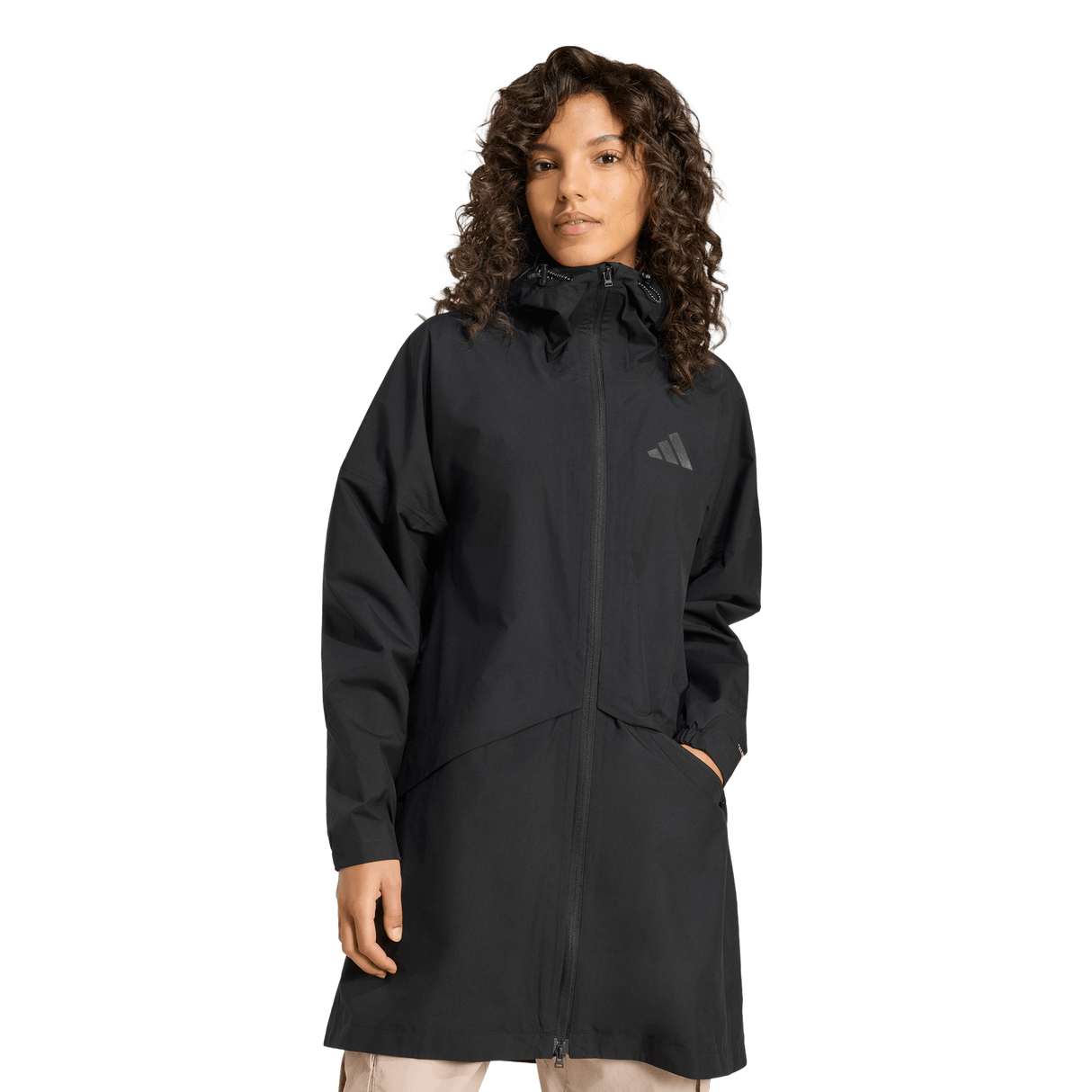 ADIDAS - Parka Impermeabile TERREX Multi CLIMAPROOF A 2 Strati - Donna - Black - image 2