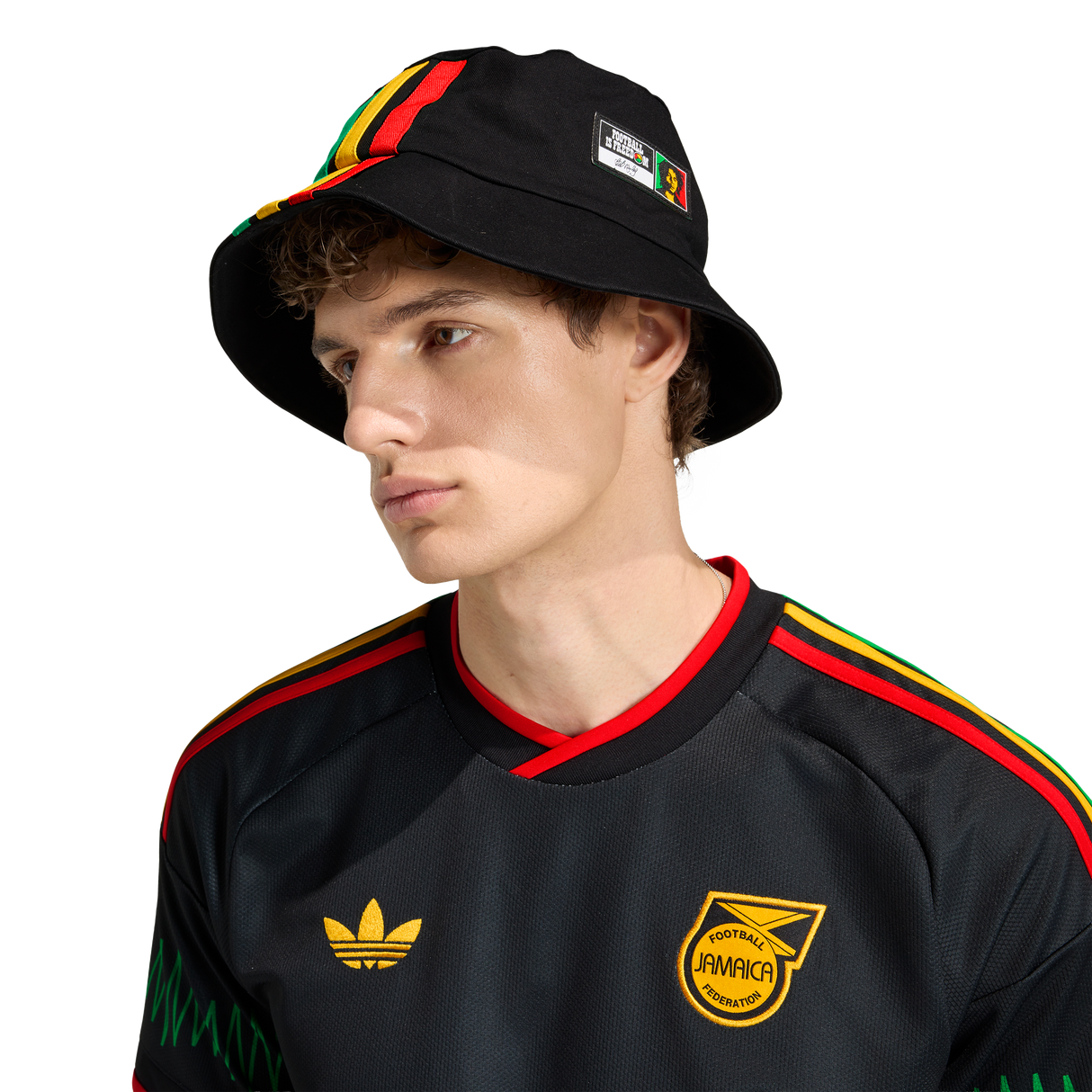 ADIDAS - Maglia Away Giamaica 26 X Bob Marley - Uomo - Black - image 6