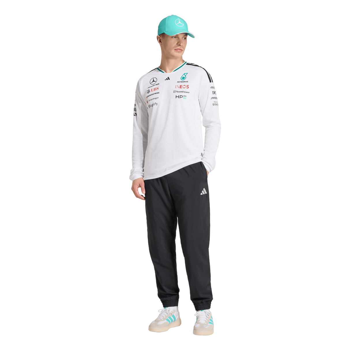 ADIDAS - Maglia Autentica A Maniche Lunghe Mercedes-Amg Petronas Formula 1 Team Driver - Uomo - image 4