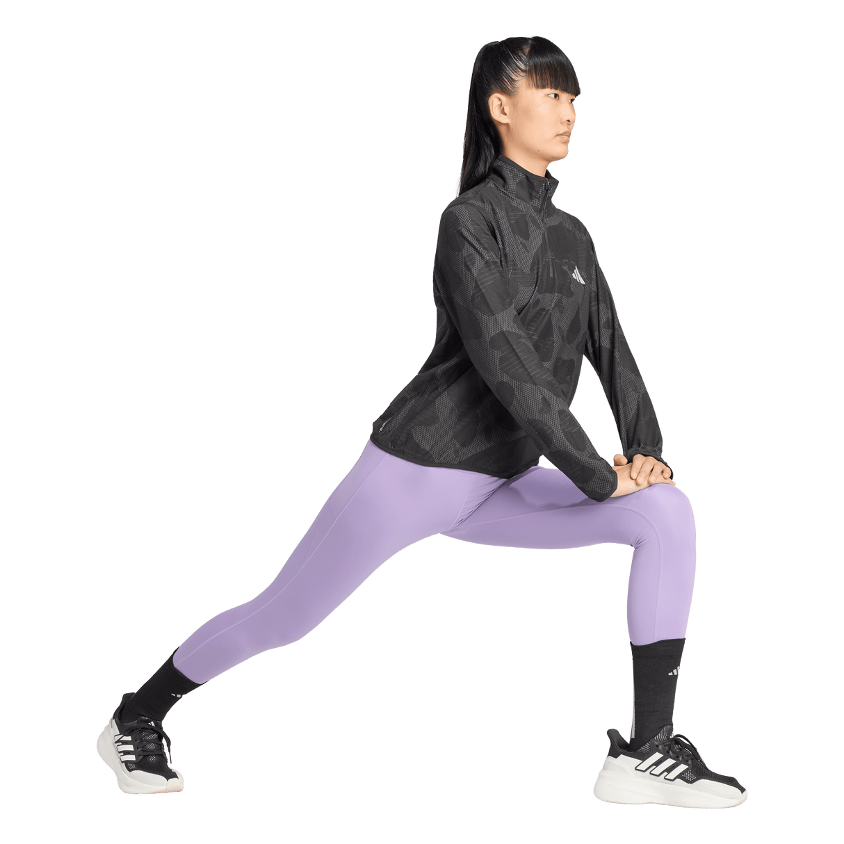 ADIDAS - Adi365 Running Half Zip - Donna - Black - image 4