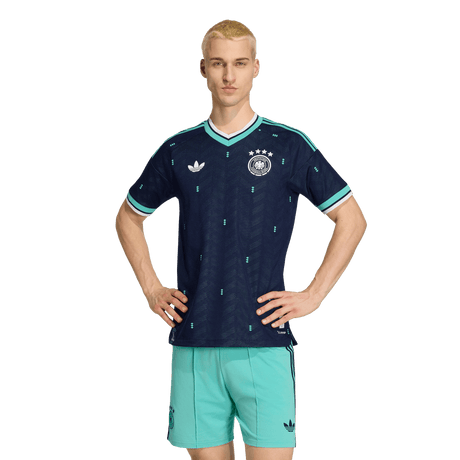 ADIDAS - Germany 26 Away Authentic Jersey - Uomo - Blue - image 3