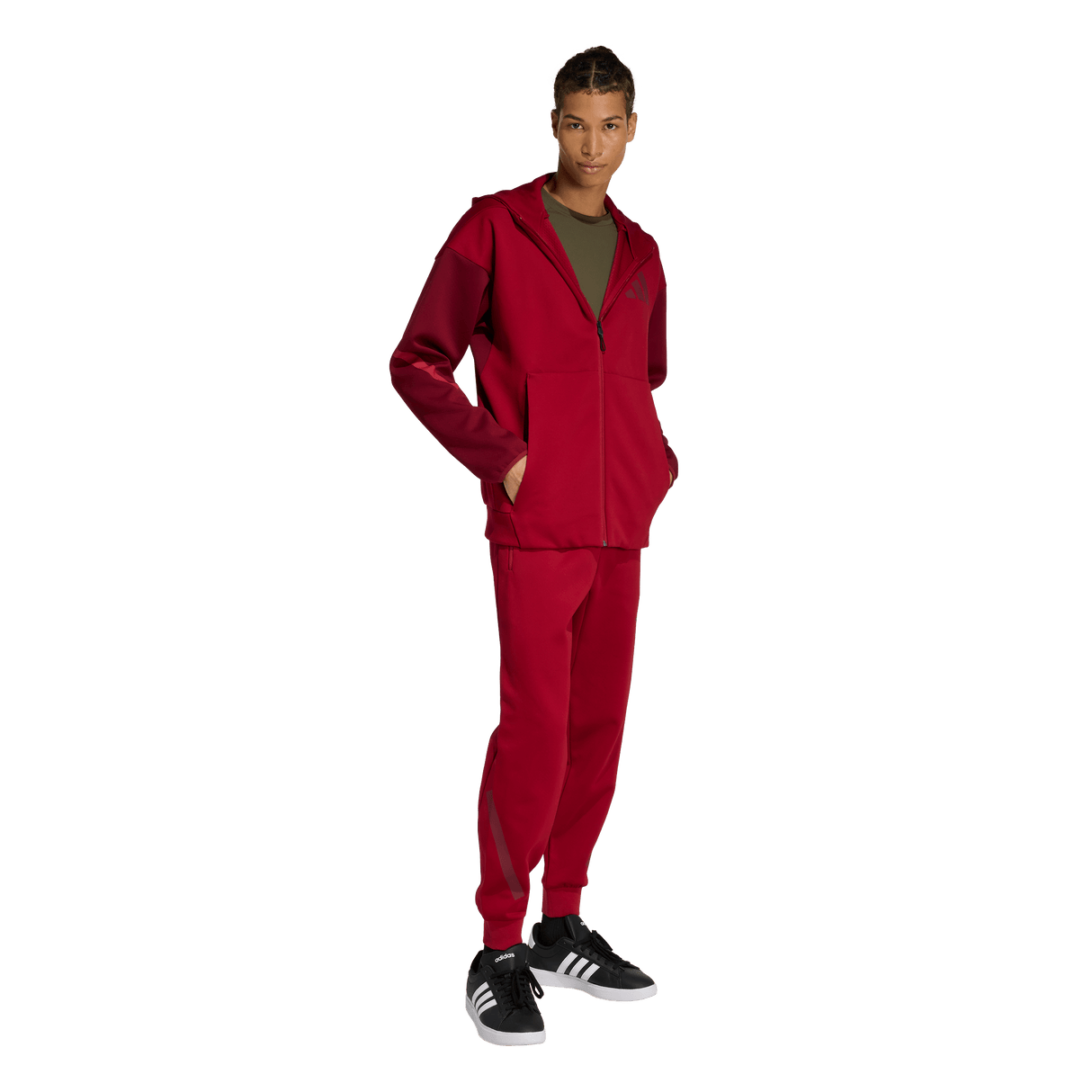 ADIDAS - Z.N.E. Full Zip - Uomo - Red - image 4