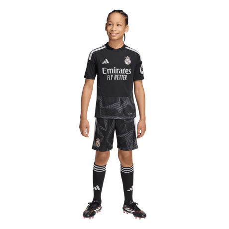 ADIDAS - Real Madrid 26/27 Home Goalkeeper Kids Kit - Black - image 6