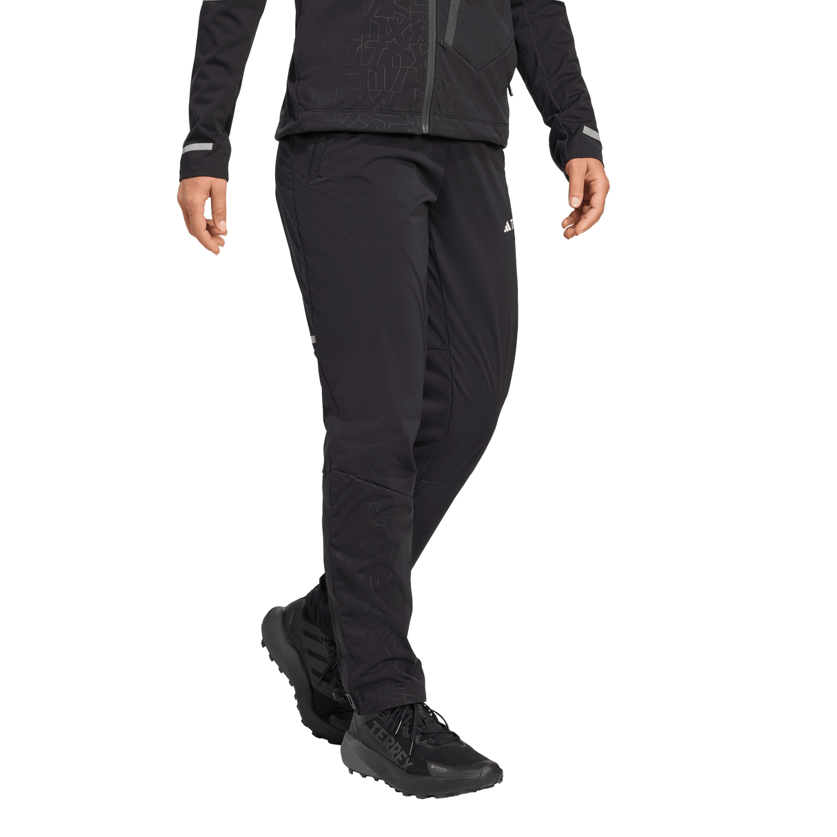 ADIDAS - Pantaloni Softshell TERREX Xperior Per Sci Di Fondo - Donna - Black - image 4