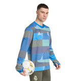 ADIDAS - Real Madrid 25/26 Pre-Match Warm Top - Uomo - Blue - image 4