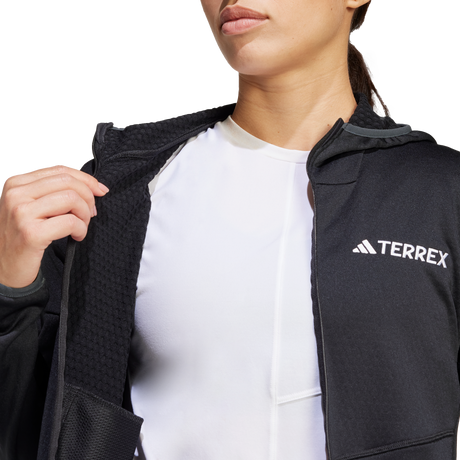 ADIDAS - Giacca Con Cappuccio In Fleece Leggero CLIMAWARM TERREX Xperior - Donna - image 5