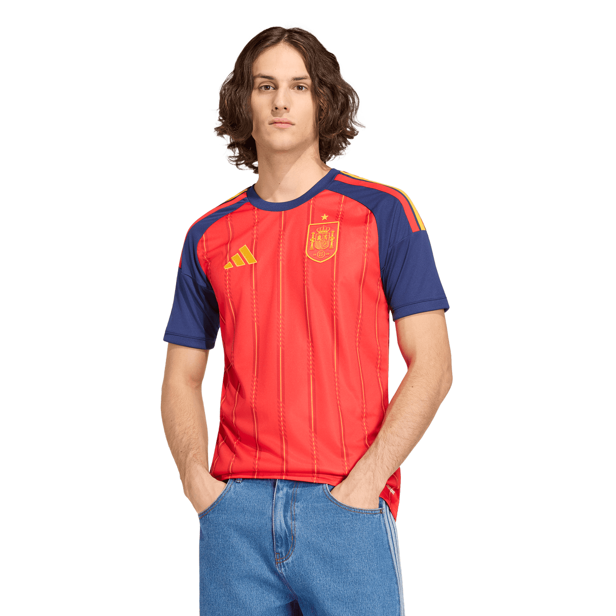 ADIDAS - Maglia Home Spain 26 - Uomo - Red - image 3