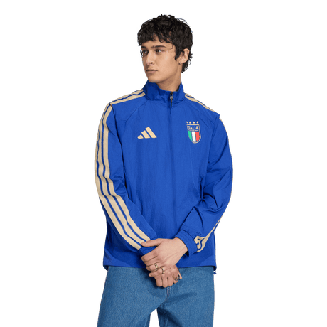 ADIDAS - Italy Home Anthem Jacket - Uomo - Blue - image 2