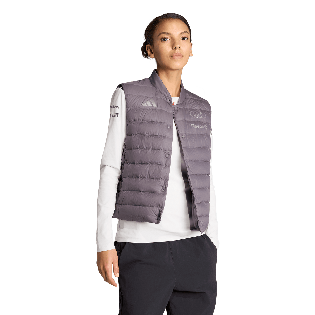 ADIDAS - Audi Revolut Formula One Team 2026 Engineers & Marketing Padded Vest - Donna - Black - image 4