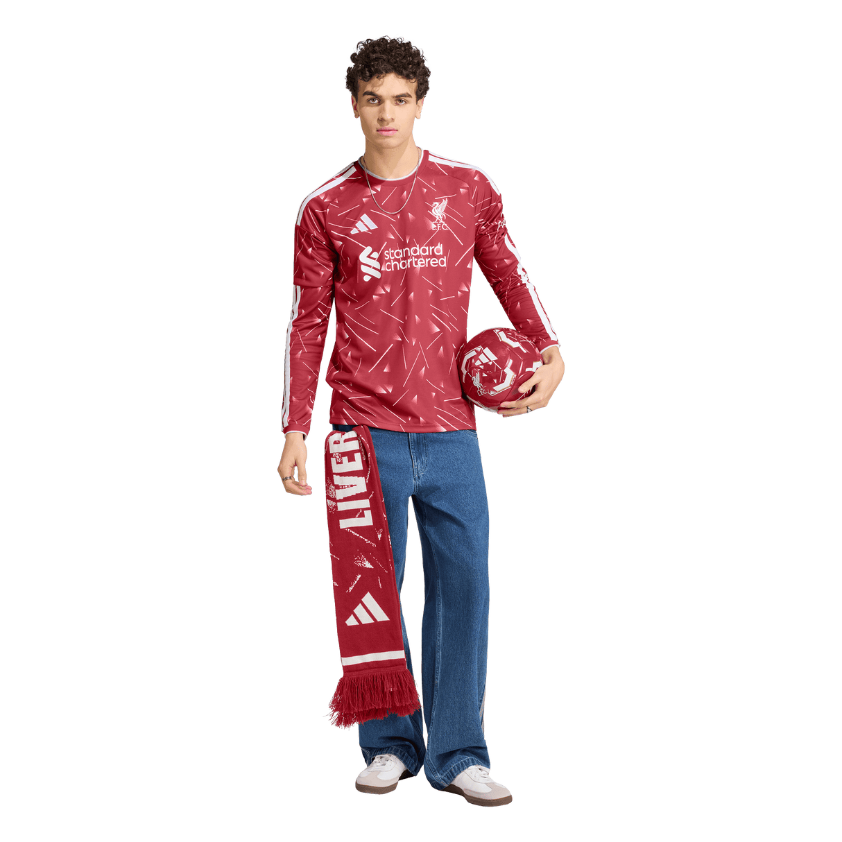 ADIDAS - Liverpool Fc 26/27 Home Jersey Long Sleeve - Uomo - Red - image 6