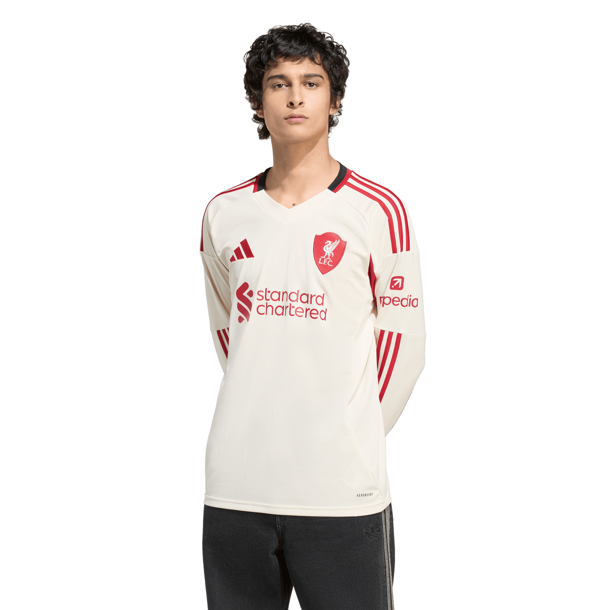 ADIDAS - Liverpool Fc 25/26 Away Jersey Longsleeve - Uomo - Black - image 3