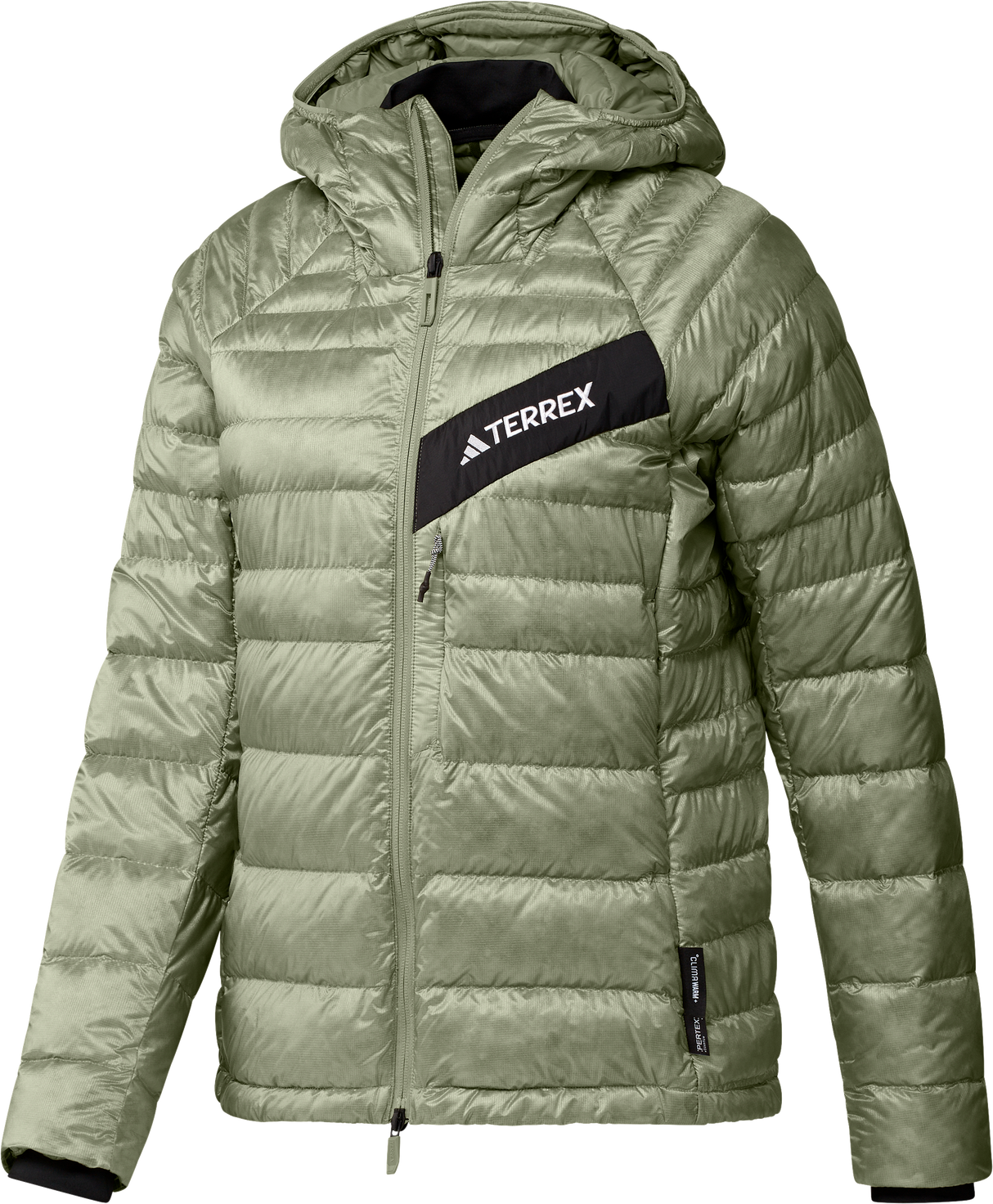 ADIDAS - TERREX Techrock CLIMAWARM+ Down Hooded Jacket - Donna - Green - image 1