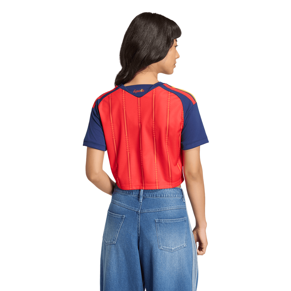 ADIDAS - Maglia Cropped Home Spain 26 - Donna - Red - image 4