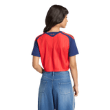 ADIDAS - Maglia Cropped Home Spain 26 - Donna - Red - image 4