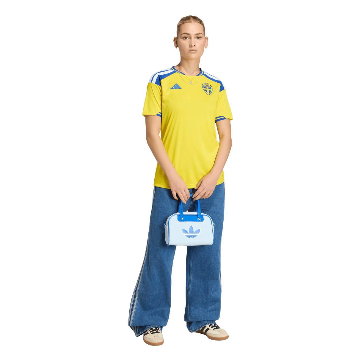 ADIDAS - Maglia Home Sweden 26 - Donna - Yellow - image 5