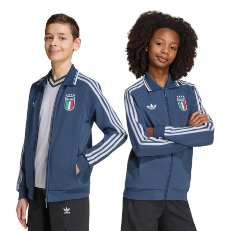 ADIDAS - Italy Away Anthem Jacket Kids - Blue - image 8